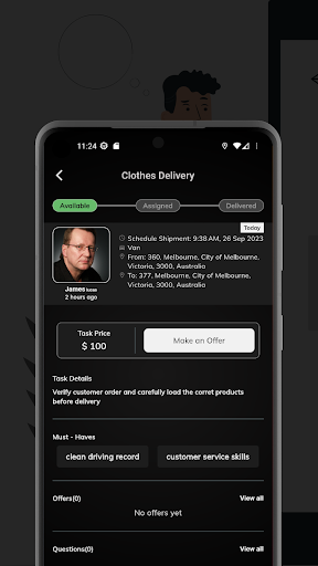 uDeliver Screen 3