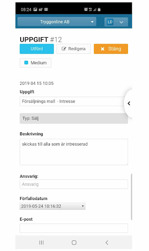 Android application Dokiv Tasks screenshort