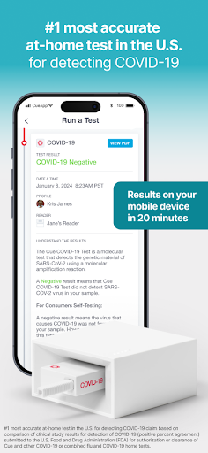 Cue Health Canada Screen 2