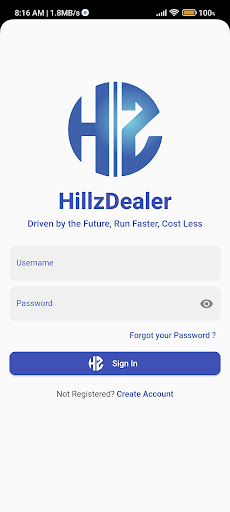 Android application HillzDealer screenshort