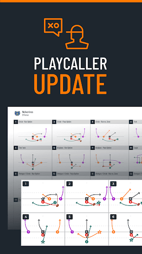 Android application Flag Football Playmaker X screenshort
