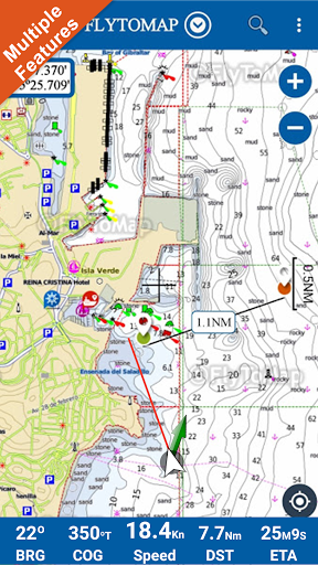 Spain Mediterranean GPS Charts Screen 3