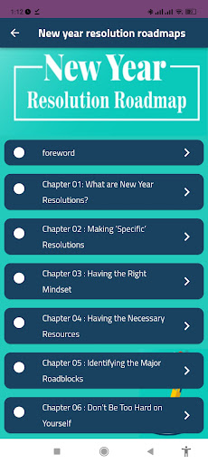 A year resolution roadmaps