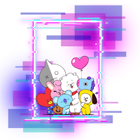 Cute BT21 Stickers for WhatsApp - BTS Animated