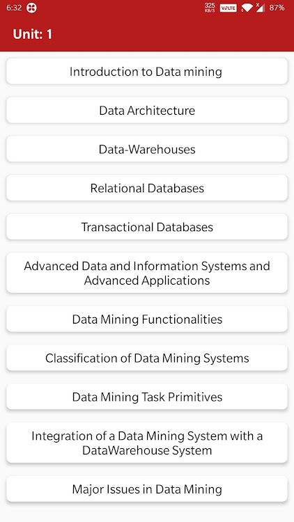 Data mining & Data Warehousing - 1.9 - (Android)