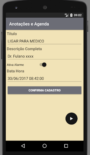 Agenda - Bloco de Notas Screen 3