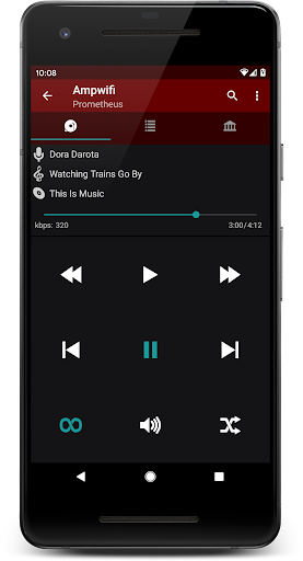 Ampwifi Winamp Remote Screen 2