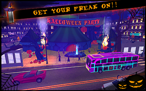 Captura 17 Halloween Bus City Simulador android