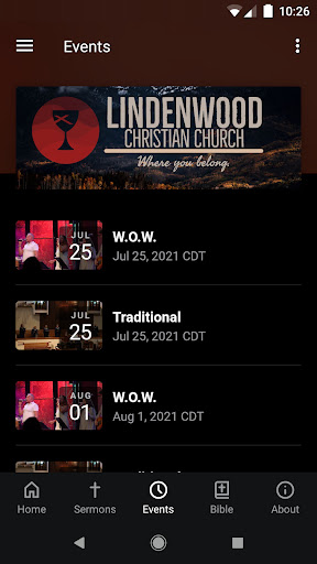 Lindenwood Christian Church Screen 3