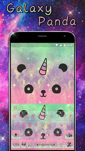Cuteness Panda Keyboard Theme