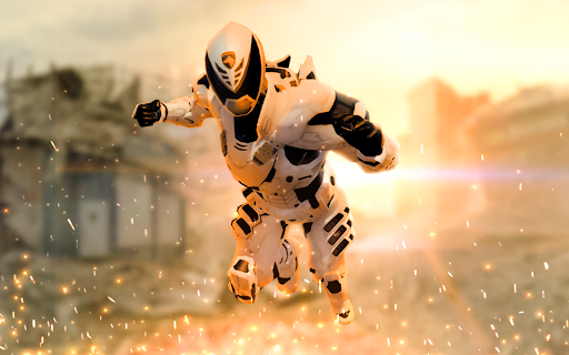 Android application Hero Dino Robot Warrior Battle screenshort