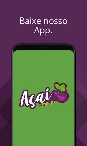 Android application AÇAÍ NEW STORE screenshort