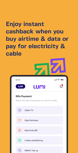 Android application Lumi Rewards screenshort