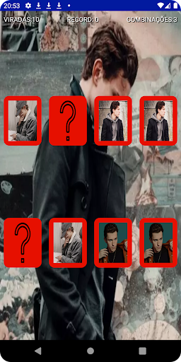 Matching Game Tom Holland Screen 2