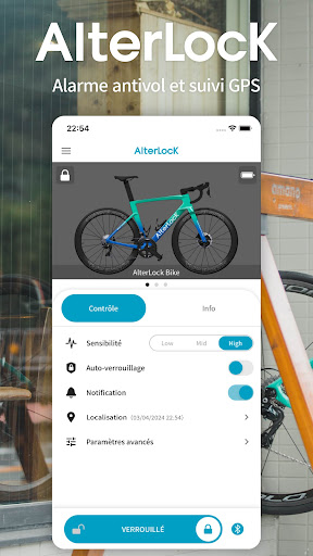 Aperçu de l'application
