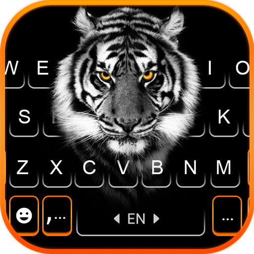 Fierce Tiger Black Keyboard Ba logo