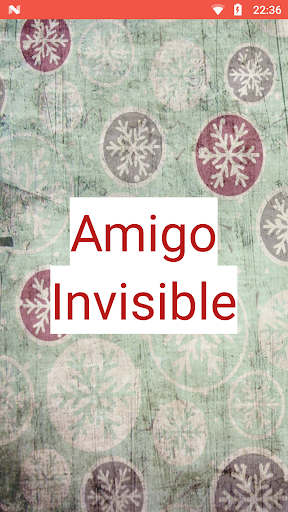 Android application Amigo Invisible screenshort