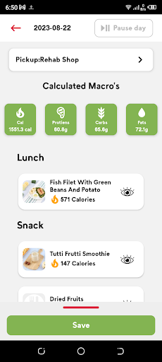 Android application Dietcenter KSA screenshort
