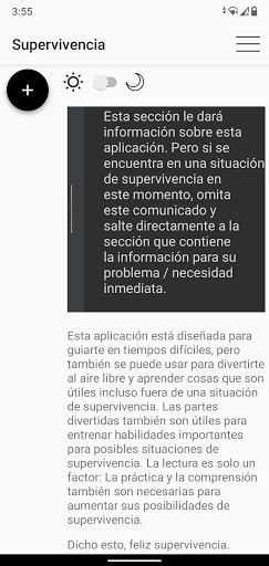 Android application Supervivencia: Manual militar screenshort