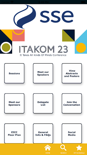 Android application ITAKOM CONFERENCE APP screenshort