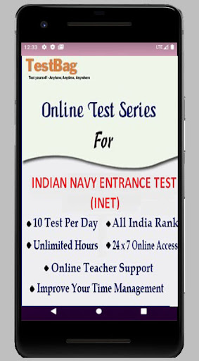 Android application INET Exam Preparation App screenshort
