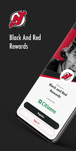 Android application NJ Devils: Black & Red Rewards screenshort
