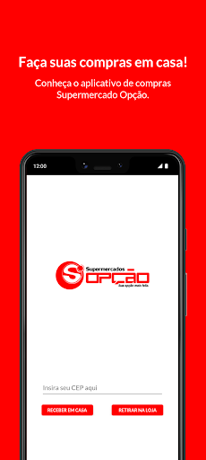 Android application Supermercado Opção screenshort