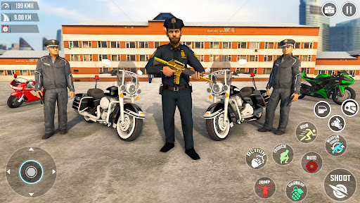 Us Police Bike Cop Sim 3d Game screenshot 6