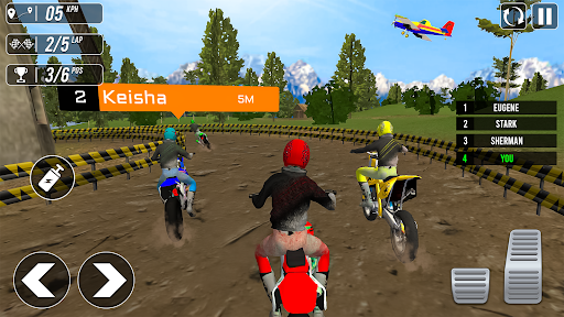Android application Mx Motocross Dirt Bike Game 3D screenshort