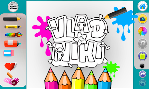 Vlad & Niki Coloring Game