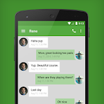 Cover Image of Download EvolveSMS Theme Green Hang 5.5.2 APK