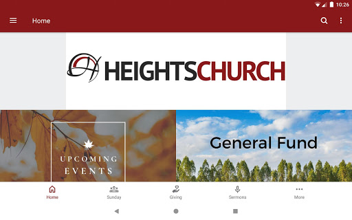 Screenshot of Heights Church SC