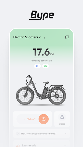 Android application Bype screenshort