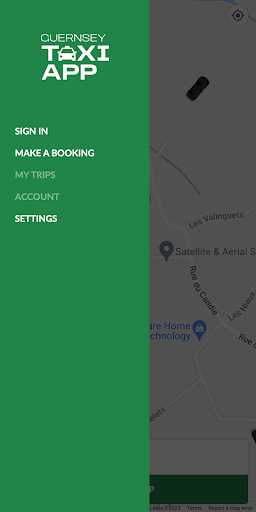 Guernsey Taxi App Screen 2
