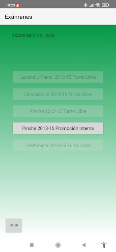 Examenes OPE SAS LITE Screen 3