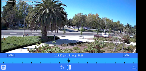 Screenshot of FortiRecorder Mobile