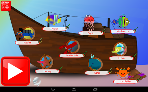 Android application First Grade ABC Spelling screenshort
