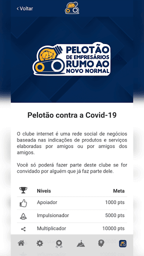 Android application Pelotão screenshort