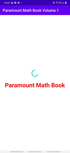 Android application Paramount Math Book Volume 1 screenshort