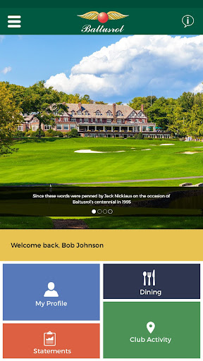 Android application Baltusrol Golf Club screenshort
