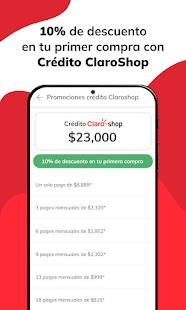 Claro shop Screenshot