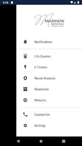 Android application Madison Brokerage screenshort