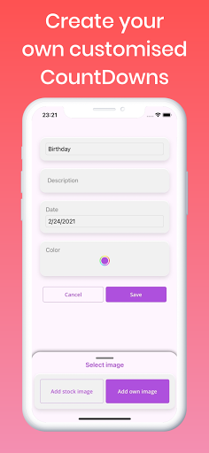 Countdown Widget Screen 2