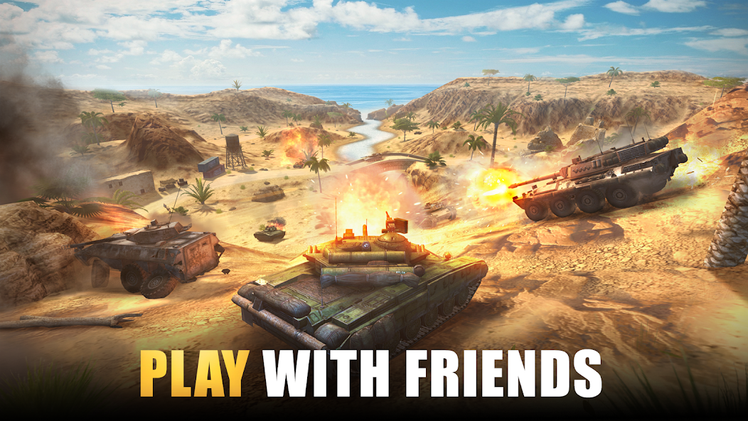 Tank Force：Игры про танки 5.0.7 APK + Мод (Unlimited money) за Android