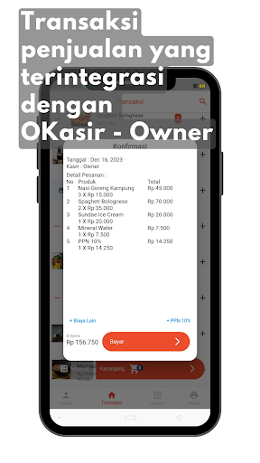 OKasir - Staff Screen 2
