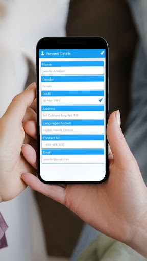 Easy Resume Builder App - PDF Screenshot 4 - AppWisp.com