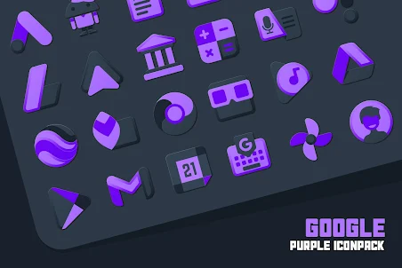 Atom Purple IconPack
