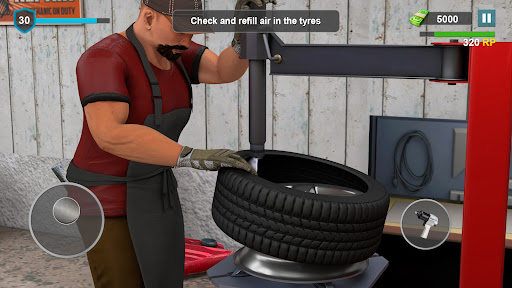 Tire Shop: Car Mechanic Games Screen 3