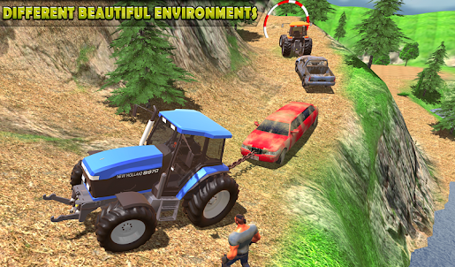 農用拖拉機牽引駕駛遊戲