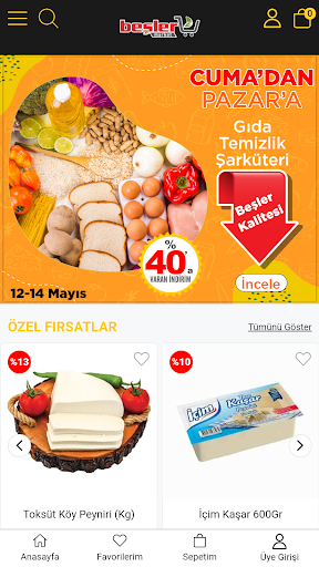 Beşler Market Screen 2